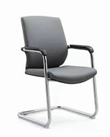 Fauteuil de bureau exécutif moderne de luxe en cuir PU pour bureau à domicile, avec coussin en mousse moulée haute résilience, personnalisable en usine