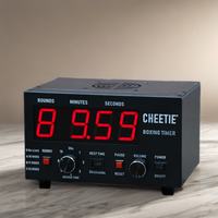 Minuteur de boxe professionnel pour salle de sport, affichage LED, intervalle réglable 30S-10min, temps de repos 0/30/60S, volume réglable, CP20A