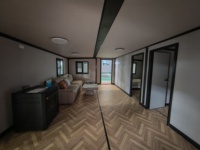 Maisons conteneurs de qualité supérieure du fabricant Casas Container Brasil, configuration complète, maisons modulaires avec cuisine