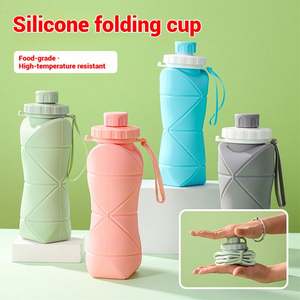 Botella de Silicona Plegable a Prueba de Fugas, Diseño Personalizado, Taza Plegable para Gimnasio y Deportes - Product Image 2