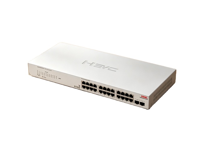 H3C S1650 24P2NS EI 26 Port Gigabit PoE Switch 24 RJ45 2 2 5G SFP 225W 396Gbps 126Mpps Web Managed