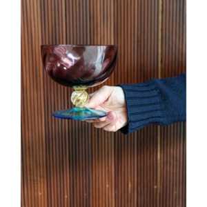 Ensemble de six verres à boire en verre soufflé de Murano Nason Moretti, couleur Sandra - Product Image 3