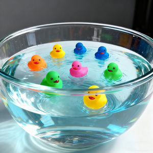 5,5 cm <span class=keywords><strong>patito</strong></span> de goma colorido flotante BB llamado baño playa <span class=keywords><strong>piscina</strong></span> fiesta PVC <span class=keywords><strong>patito</strong></span> regalos promocionales OEM - Product Image 5