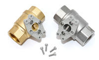 Prix usine Tonhe A20-T20-S2-C 3/4 ''2 voies NPT SS304 vanne à boisseau sphérique motorisée à prise européenne de haute qualité