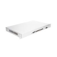 Routeur pare-feu industriel Shineman 1U en rack, blanc, Intel Core i7-4700MQ 3,4 GHz, 6 ports LAN + 2 ports SFP+ 10 Gbe, carte réseau fibre 50 Gbe