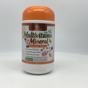 DUOZI Comprimés Multivitaminés et Minéraux à Double Couche, 60 Unités, Complément Alimentaire Végétalien, Soutien Immunitaire, Énergie Stimulante - Product Image 2