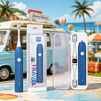 Nouveau produit 2026 Brosse à dents électrique sonique intelligente rechargeable, étanche IPX7, pour voyage, avec fonction de polissage