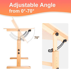 Sgabello da <span class=keywords><strong>disegno</strong></span> in legno massello regolabile in altezza e angolo <span class=keywords><strong>per</strong></span> adulti <span class=keywords><strong>tavolo</strong></span> artigianale artista <span class=keywords><strong>per</strong></span> la pittura di opere d'arte che leggono la scrittura - Product Image 2