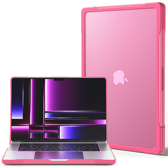 Plastic Laptop Cover ForMacBook Pro 16 2021/2023 Hard case Universal A2485/2780 clear TPU Shockproof Rugged Laptop Shell