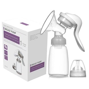 Extractor de leche manual, recomendado para mujeres embarazadas y bebés, tipo manual, succión fuerte, portátil para el posparto - Product Image 1