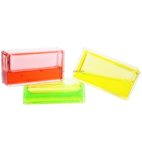 Nouvel ensemble de tubes à gel acryliques rectangulaires pour fidget, minuteur liquide apaisant et relaxant, minuteur sensoriel pour besoins spéciaux