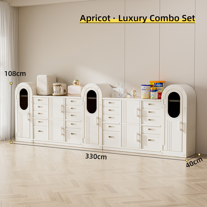 Ensemble combiné de luxe abricot 1