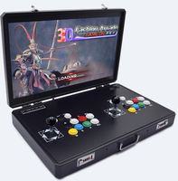 Console de jeu d'arcade portable 24 pouces Jinns Source Factory pour 2 joueurs avec joystick, armoire pliable pour divertissement à domicile