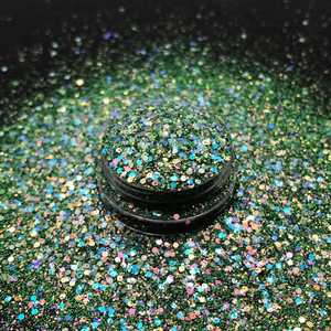 ขายส่งเล็บ Glitter สีส้มอ้วนโฮโลแกรม Glitter โพลีเอสเตอร์1กิโลกรัม - Product Image 5