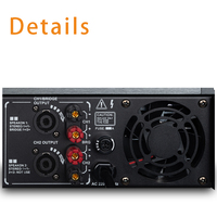 Amplificateurs/haut-parleurs professionnels de classe H 200W-1000W 8 OHM, équipement audio haute puissance