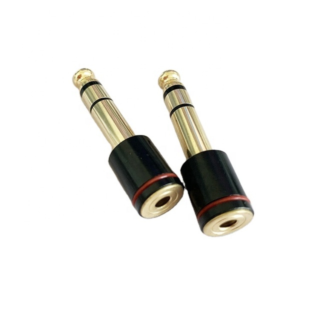 6.35mm Mono Jack to 3.5mm Female Jack Audio Adaptor