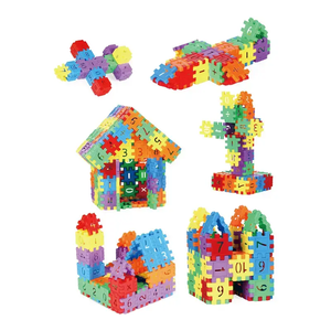 Miglior Prezzo Set di Blocchi da Costruzione per Bambini 248 Pezzi Colorati in Plastica Mini Blocchi di Connessione in <span class=keywords><strong>Vendita</strong></span> - Product Image 3