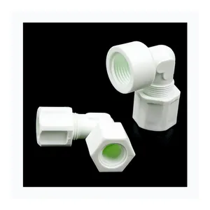 Compression Fitting PP Female Elbow PP Joint Internal Teeth 90 Degree Elbow