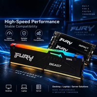 Mémoire RAM DIMM 8 Go DDR4 3200 Non ECC 288 broches 1Rx8 Single Rank pour Ordinateur de Bureau PC Usage Bureautique