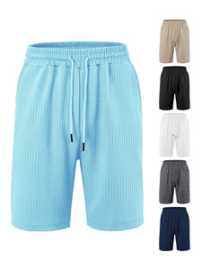 กางเกงขาสั้นเล่นกีฬาของผู้ชายกางเกงขาสั้นผ้าโพลีเอสเตอร์เนื้อละเอียดแห้งเร็ว - Product Image 6