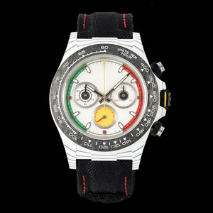 <span class=keywords><strong>Montre</strong></span>-<span class=keywords><strong>bracelet</strong></span> chronographe Vigorous NTPT White Carbon avec cadran de course tricolore, <span class=keywords><strong>montre</strong></span> pour homme, <span class=keywords><strong>montre</strong></span> de golf Masters - Product Image 1