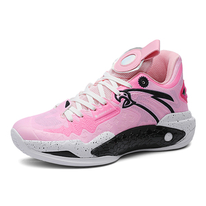 Chaussures de basket-ball pour hommes qui brillent dans le noir, baskets de haute performance pour le terrain, chaussures de sport respirantes en mesh avec semelle intermédiaire dégradée Galaxy - Product Image 3