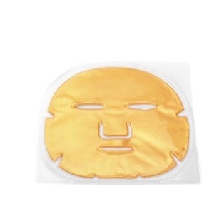 Masque facial en feuille mince de cristal personnalisé OEM 220x200mm Jaune doré avec collagène et acide hyaluronique pour l'hydratation - Product Image 3