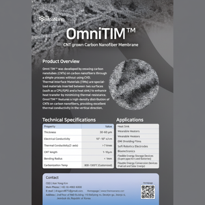 OmniTIM (CNT nanofibra di carbonio coltivata) - Product Image 1