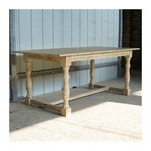 Hot Bán Hiện Đại Óc Chó Gỗ Mộc Mạc Bàn Ăn Nhà Hàng Lớn Và Nội Thất Văn Phòng Gỗ Rắn Nam Mỹ Thiết Kế - Product Image 6