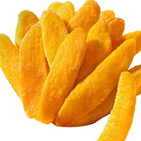 Tranches de mangue séchée, mangue séchée de qualité supérieure, collation de mangue séchée, mangue séchée prête à manger, mangue séchée, aliment séché, durée de conservation 1 an, emballage en vrac, Zhongbao