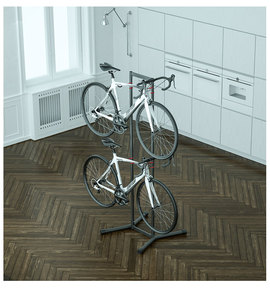 <span class=keywords><strong>Portabici</strong></span> a Gravità Teraysun Silver per Esporre <span class=keywords><strong>e</strong></span> Parcheggiare 4 Biciclette, Robusto Supporto per Bici da 6 KG - Product Image 6
