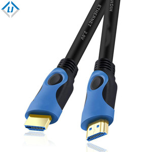 <span class=keywords><strong>Cable</strong></span> hdmi trenzado de nailon negro chapado en oro, 8k, 24K, macho <span class=keywords><strong>a</strong></span> macho - Product Image 2