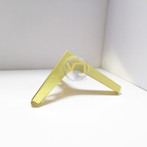 Gold Cabinet Legs Carbon Steel Heavy Duty Industrial Design For Furniture Support - Product Image 5