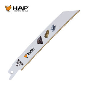 Lame de scie <span class=keywords><strong>sabre</strong></span> bi-métallique Premium 10TPI 6 pouces, coupe super rapide, soudée au <span class=keywords><strong>laser</strong></span>, pressée à chaud, pour tuyaux en acier allié blanc et clous en bois - Product Image 2