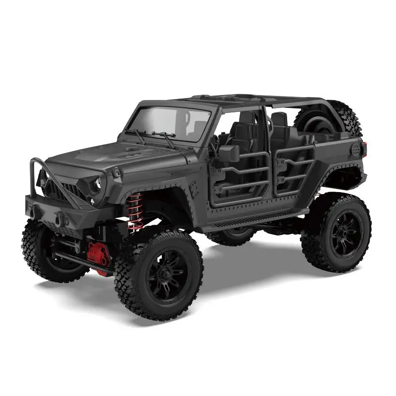 MN128 Wranglers 1/12 Off Road 2.4G orantılı radyo kontrol SUV araba erkek ve yetişkinler için kaya paletli RC hobi modeli