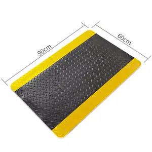 YP-S8 antistatic Anti-fatigue mat For Worker/45*60*2cm ESD plastic matting for factory/High Quality Black fatigue mat