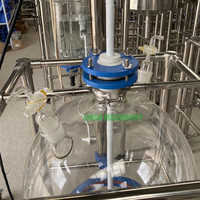 Réacteur d'agitation en verre borosilicaté à haute teneur en borosilicate 10 20 30 50 100 150 200L à température ambiante réacteur d'extraction liquide liquide