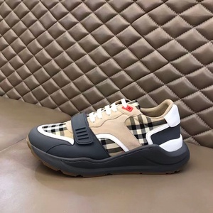 Wholesale fashionable check design platform casual shoes with good breathability and shock absorption, tennis shoes - Product Image 4