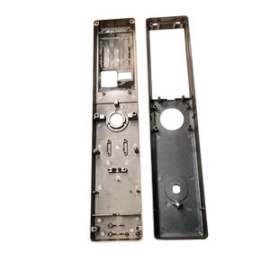 智能旋钮生物识别磁性门锁外壳压铸铝外壳，带指纹电动手柄 - Product Image 1