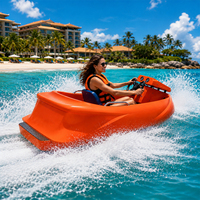 Offre Spéciale – Bateau Kart Électrique de Resort 18KW 74V à Grande Vitesse, Deux Places, en LLDPE Rotomoulé avec Refroidissement à Eau Forcé
