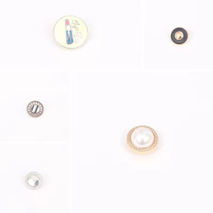 Welord Hochwertige Maßgefertigte Zinklegierung Diamant Rechteckige Knöpfe Nickel-Frei mit Strass-Verzierung - Product Image 2