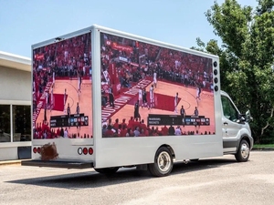 Mobile Truck Advertising Vehicle Mounted LED Screen P4 P5 P6 Trailer LED Display Screen LED Ad Truck <strong>Billboard</strong> - Product Image 4