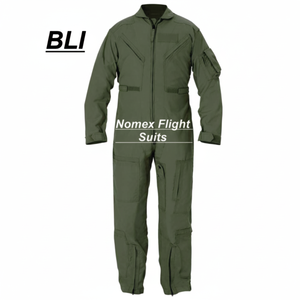 Logo personnalisé Matériau Nomex résistant au feu Combinaisons de travail Uniformes de pilote en coton Équipements de vol de protection Uniformes de compagnie aérienne - Product Image 1