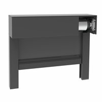 Store banne électrique en métal pour intérieur et extérieur avec ombrage intimité et design moderne