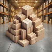 Cartons d'expédition en carton ondulé robustes pour les entreprises en ligne et l'emballage de produits ménagers