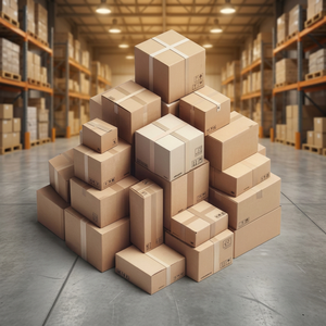 Cartons d'expédition en carton ondulé robustes pour les entreprises en ligne et l'emballage de produits ménagers - Product Image 2