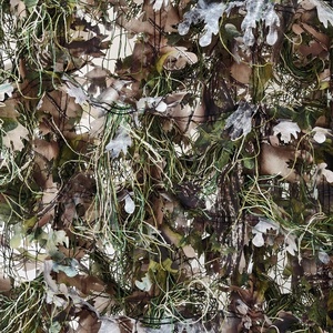Ngoài trời <span class=keywords><strong>Woodland</strong></span> màu xanh lá cây 3-D lai ghillie săn bắn <span class=keywords><strong>Net</strong></span> cỏ chăn Polyester ngụy trang lưới ẩn lưới cho săn bắn rèm - Product Image 5