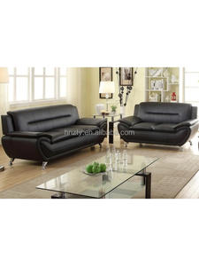 Vente chaude Personnalisé 3 + 2 + 1 Design Noir Style Français Modulaire Bois Sectionnel <span class=keywords><strong>Canapé</strong></span> Ensemble Salon Utilisation - Product Image 5