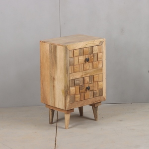 Premium Bedroom Wooden Bedside <b>Table</b> with Storage <b>Drawer</b> and Display Shelf Modern <b>Side</b> Cabinet Furniture - Product Image 6