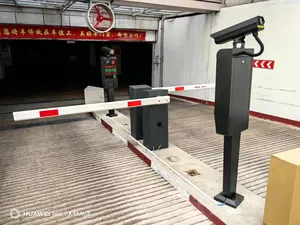 Electric Parking Lot Barrier Gate Toll System Lifting Barrier Community Access Automatic Fence Straight Pole Boom Barrier